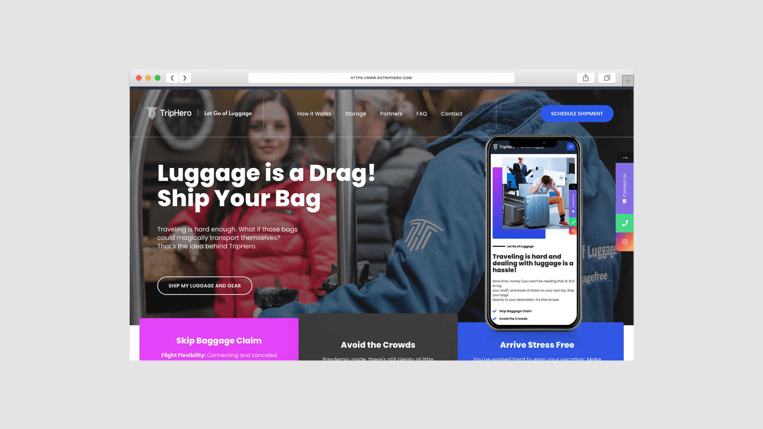 Trip Hero Startup Website Design