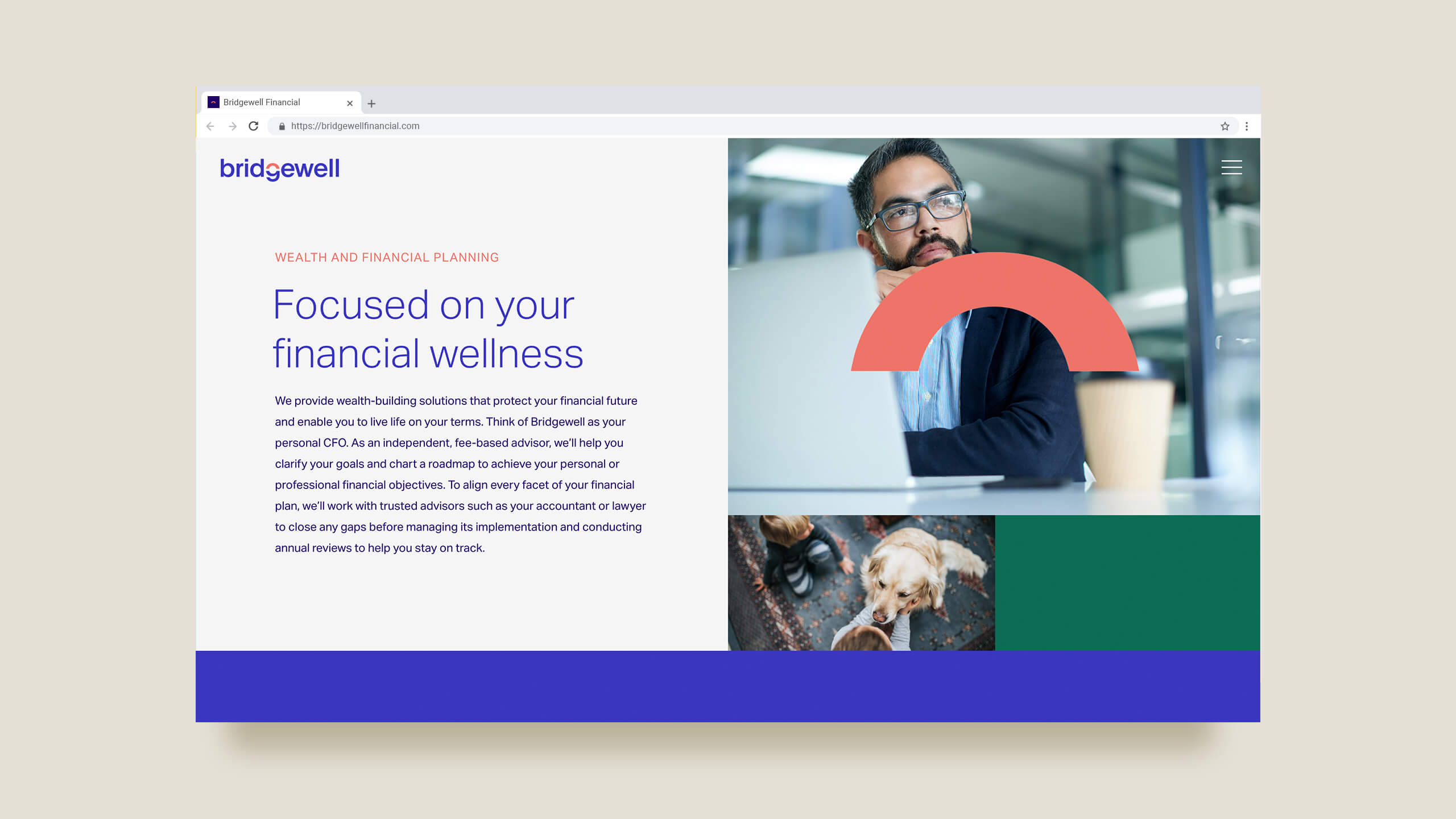 Financial Branding Website Design